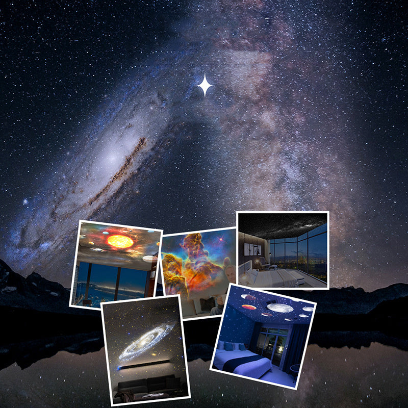 360 Rotating Planetarium Night Galaxy Projector